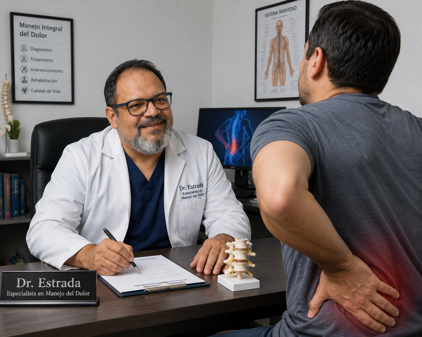 Evaluación de paciente con dolor crónico no oncológico en consulta de medicina integrativa, Medellín