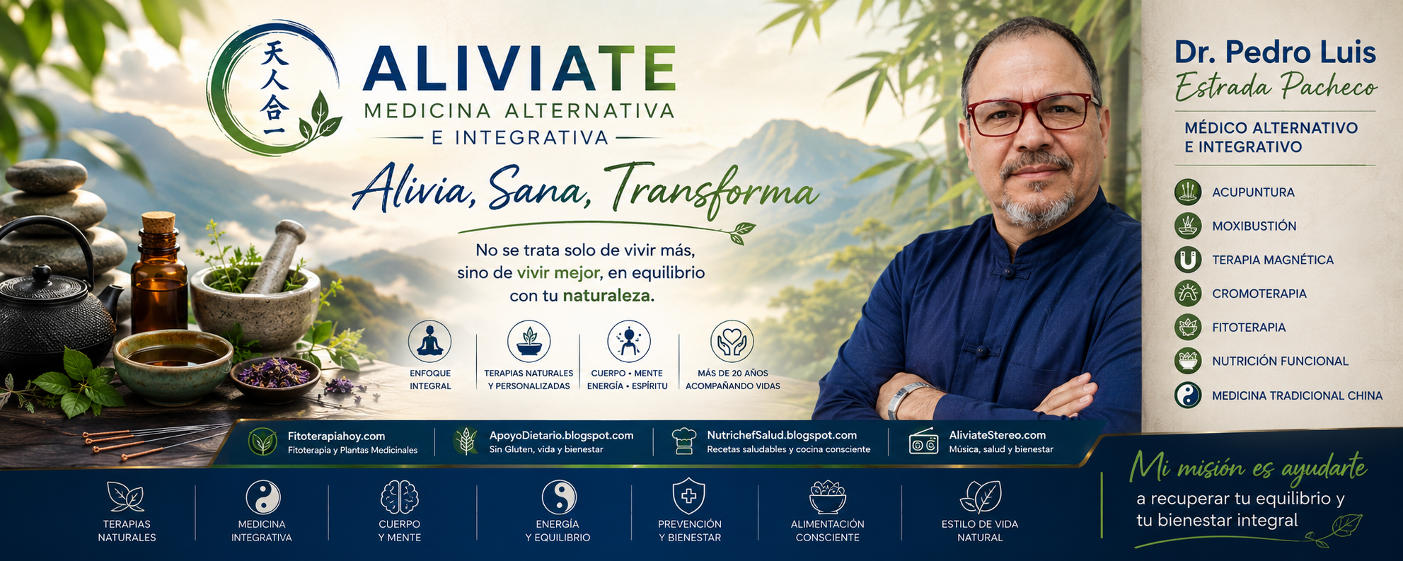 Consultorio de medicina integrativa Medellín - Dr. Pedro Estrada